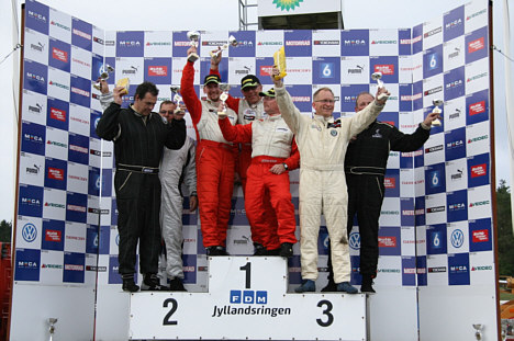 HM Motorsport kørerne øverst på podiet